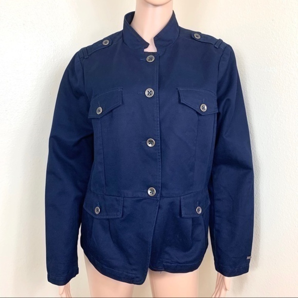 Tommy Hilfiger Women’s Jacket blue Navy buttons